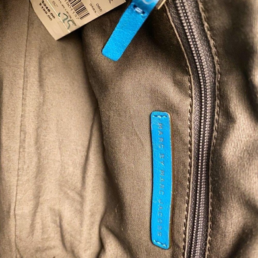 MARC by MARC Jacobs Marchive Clutch Neon Blue NWT - Picture 4 of 6